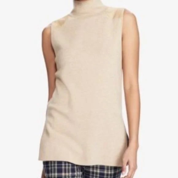 Polo Ralph Lauren Sleeveless Mock Neck Sweater - Picture 1 of 6